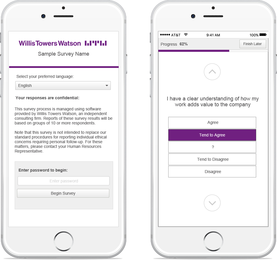 Demo Request Willis Towers Watson Engagement Software for Measuring
